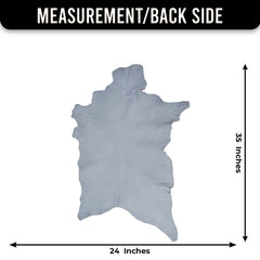 Handcrafted Dark Brown Goat Skin Rug – Authentic Elegance for Your Home