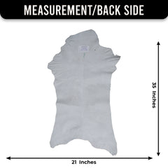 Elegant Brown and White Goat Hide Rug - Perfect Accent for Living Room or Bedroom