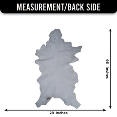 Dark Brown Rug - Soft, Durable, and Eco-Friendly - Handmade Pure Goat Skin Floor Rug - Non-Slip Suede Back