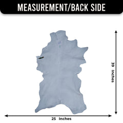 Authentic Hair-On Goat Skin Rug - Rich Dark Brown for Sophisticated Interiors