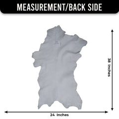 Luxury Handmade Dark Brown & White Goat Skin Rug - Soft, Hypoallergenic, & Sustainable