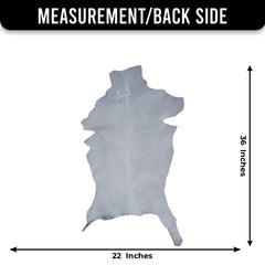 Brown and White Handmade Goat Skin Rug – Classic Elegance for Your Home