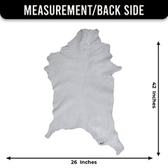 Stylish Dark Brown Goat Hide Rug - Perfect Accent for Contemporary Homes