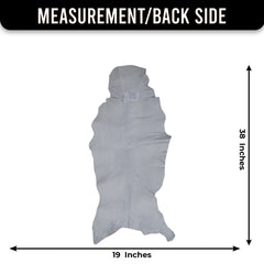 Dark Brown Rug - Soft, Durable, and Eco-Friendly - Handmade Pure Goat Skin Floor Rug - Non-Slip Suede Back