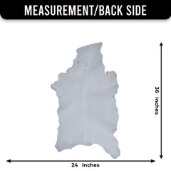 Premium Dark Brown Goat Hide Rug - Soft and Durable for Sophisticated Interiors