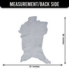 Luxury Brown & White Genuine Goat Hide Rug | Handcrafted Hair-On Goatskin | Eco-Friendly - Hypoallergenic | Premium Natural Goat Skin Rug