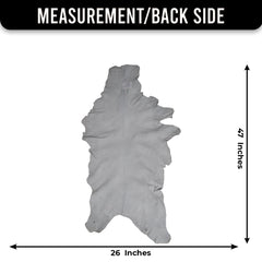 Luxurious Brown and White Goat Hide Rug - Premium Handcrafted Hair-On Goatskin Rug for Elegant Home Decor - Celestial Leather Limited