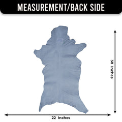 Handcrafted Brown and White Goat Skin Rug - Soft, Durable, and Elegant Décor