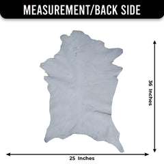 Rustic Black and White Goat Hide Rug - Perfect for Floor or Wall Décor