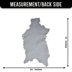 Premium Dark Brown Goat Skin Rug - Durable and Stylish Accent for Any Room