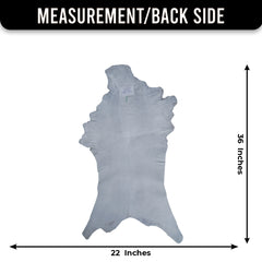 Brown and White Handmade Goat Skin Rug – Classic Elegance for Your Home