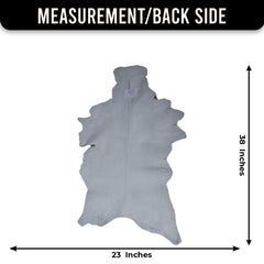 Handcrafted Dark Brown Goat Skin Rug – Authentic Elegance for Your Home