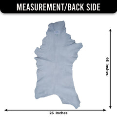 Handcrafted Dark Brown Goat Skin Rug - Genuine Leather for Luxurious Décor