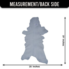 Handcrafted Dark Brown Goat Skin Rug – Authentic Elegance for Your Home