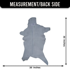 Goat Skin Rug: Tri-Color genuine Goat hide rug