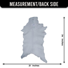 Decorative Brown and White Goat Hide Rug - Perfect for Floor or Wall Accents