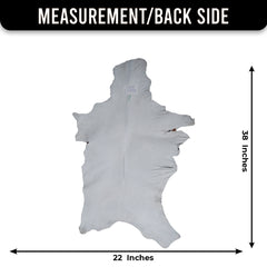 Premium Dark Brown Goat Skin Rug - Rustic Charm for Modern and Classic Interiors