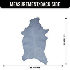 Authentic Hair-On Goat Skin Rug - Black and White Pattern for Luxe Décor