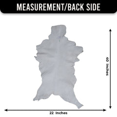 Rustic Brown and White Goat Skin Rug - Unique Pattern for Modern and Classic Décor