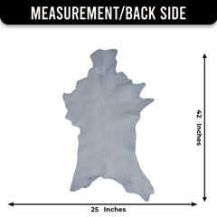 Dark Brown Rug - Soft, Durable, and Eco-Friendly - Handmade Pure Goat Skin Floor Rug - Non-Slip Suede Back