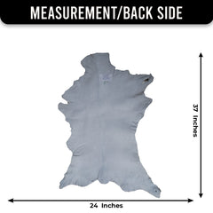 Luxury Brown and White Goat Hide Rug - Premium Hair-on Goatskin Rug - Eco-Friendly and Handcrafted - Hypoallergenic - Non-Slip Suede Back