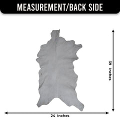 Dark Brown Rug - Soft, Durable, and Eco-Friendly - Handmade Pure Goat Skin Floor Rug - Non-Slip Suede Back