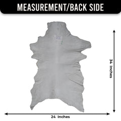 Premium Dark Brown Goat Skin Rug - Rustic Charm for Modern and Classic Interiors