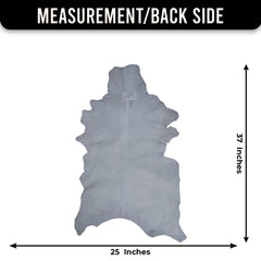 Black and Brown Handmade Goat Skin Rug – Rustic Charm for Your Home