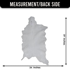 Stylish Dark Brown Goat Hide Rug - Perfect Accent for Contemporary Homes