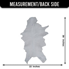 Luxury Black & White Genuine Leather Goat Skin Rug for Modern Sophistication - Style - Celestial Leather Limited