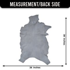 Black and White Handmade Goat Skin Rug – Rustic Charm for Your Home