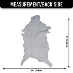 Luxurious Brown and White Goat Skin Rug - Premium Handcrafted Hair-On Goatskin Rug for Elegant Home Decor - Celestial Leather Limited