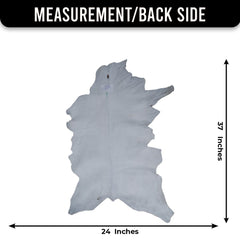 Luxuriously Soft Dark Brown & White Genuine Goat Fur Rug - Eco-Friendly, Non-Shedding, and Hypoallergenic - Unique Patterns - Handcrafted