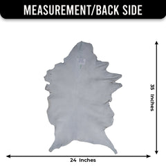 Luxurious Brown and White Goat Hide Rug - Premium Hair-On Goat Skin Rug - Natural, Sustainable, and Handcrafted Beauty