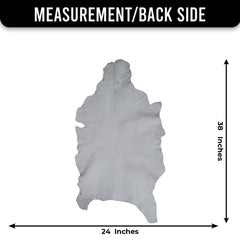 Luxurious Brown and White Goat Hide Rug - Premium Hair-On Goat Skin Rug for Home Décor - Celestial Leather Limited