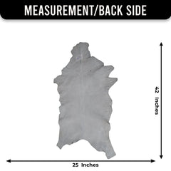 Luxury Black & White Natural Goatskin Rug | Modern Decor | Hypoallergenic - Non-shedding | Sustainable Eco-friendly Design