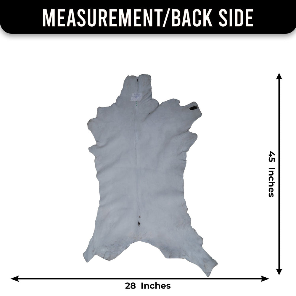 Luxury Handmade Black Brown Goat Skin Rug - Unique & Stunning Statement Piece - Celestial Leather Limited