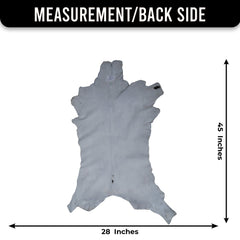 Luxury Handmade Black Brown Goat Skin Rug - Unique & Stunning Statement Piece - Celestial Leather Limited