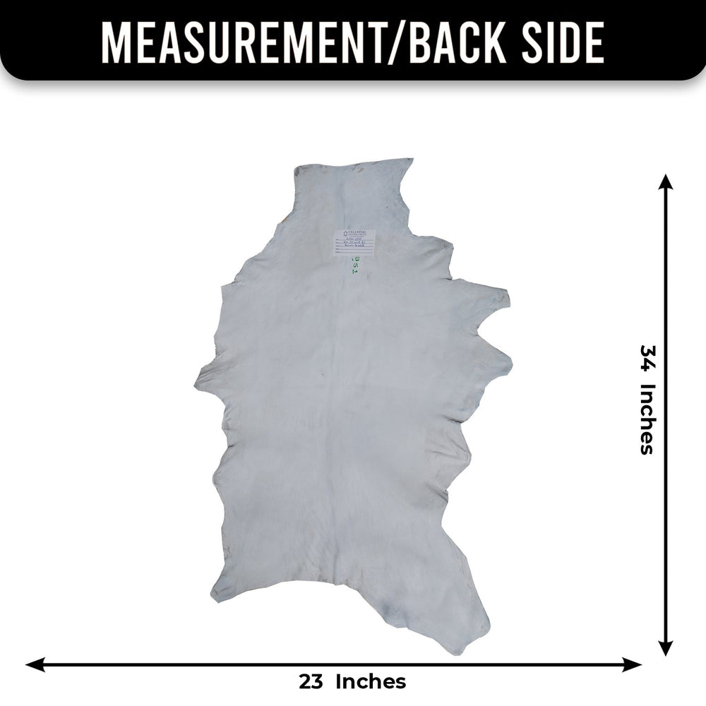 Luxurious Brown & White Goat Skin Rug - Handmade Pure Goat Skin Floor Rug - Unique Design - Hypoallergenic & Kid-Friendly - Non-Shedding - Celestial Leather Limited