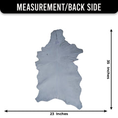 Luxurious Brown & White Hair-on Goat Skin Rug - Premium Goat Hide Rug Elegance - Sophistication for Home Décor - Hypoallergenic - Celestial Leather Limited