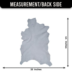 Premium Dark Brown Goat Skin Rug - Durable and Stylish Accent for Any Room