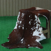 Premium Dark Brown Goat Hide Rug - Soft and Durable for Sophisticated Interiors