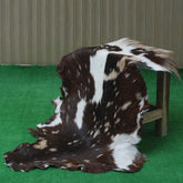 Tri-Color Handmade Goat Skin Rug – Unique Style for Your Home Décor