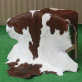 Dark Brown Rug - Soft, Durable, and Eco-Friendly - Handmade Pure Goat Skin Floor Rug - Non-Slip Suede Back