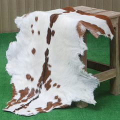 Dark Brown Rug - Soft, Durable, and Eco-Friendly - Handmade Pure Goat Skin Floor Rug - Non-Slip Suede Back