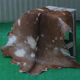 Handcrafted Dark Brown Goat Skin Rug – Authentic Elegance for Your Home