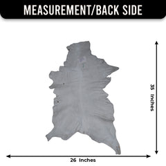 Natural Tri-Color Goat Hide Rug - Luxurious Accent for Rustic and Modern Spaces