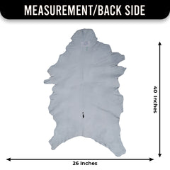 Luxury Handmade Black White Goat Skin Rug - Soft, Pet-Friendly, Non-Shedding, Eco-Friendly Rustic Decor - Celestial Leather Limited