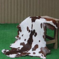 Premium Dark Brown Goat Hide Rug - Soft and Durable for Sophisticated Interiors