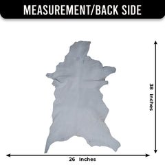 Luxury Dark Brown & White Goat Skin Rug - Handmade, Soft, Non-Shedding, Eco-Friendly, Unique Colour Variations, Hypoallergenic, Non-Slip Suede Back